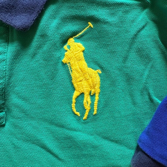 Polo by Ralph Lauren Kids Color Block‎ Polo Shirt  size 18/20 - Picture 3 of 4